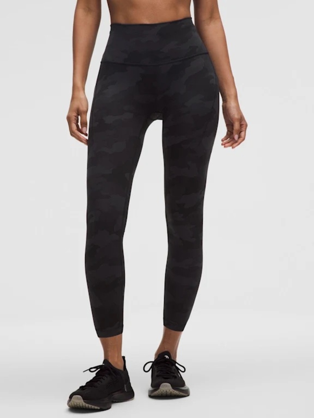 lululemon athletica Black Camouflage High-Rise Leggings